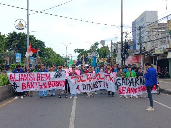 Aliansi BEM Banten Bersatu Tuntut Kinerja Penjabat Gubernur Banten
