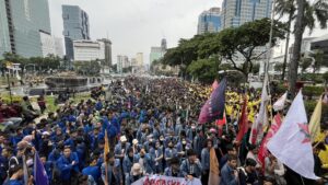 Tatanan Dikacaukan! Gabungan Mahasiswa Dengungkan Suara Tolak Manipulasi Kebijakan Baru