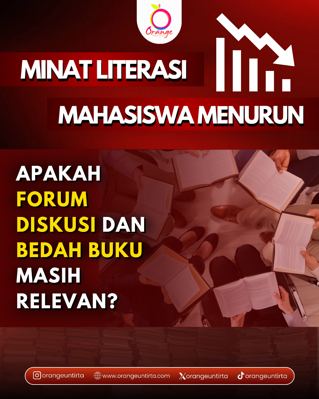 Minat Literasi Mahasiswa Menurun, Apakah Forum Diskusi dan Bedah Buku Masih Relevan?